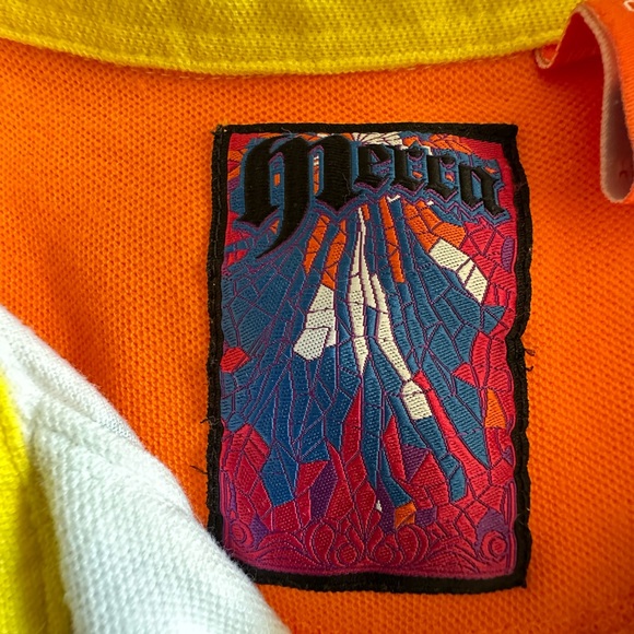 Mecca Polo Zig Zag Pattern Men’s Size XXL Short Sleeve Cool Pattern - Picture 4 of 10